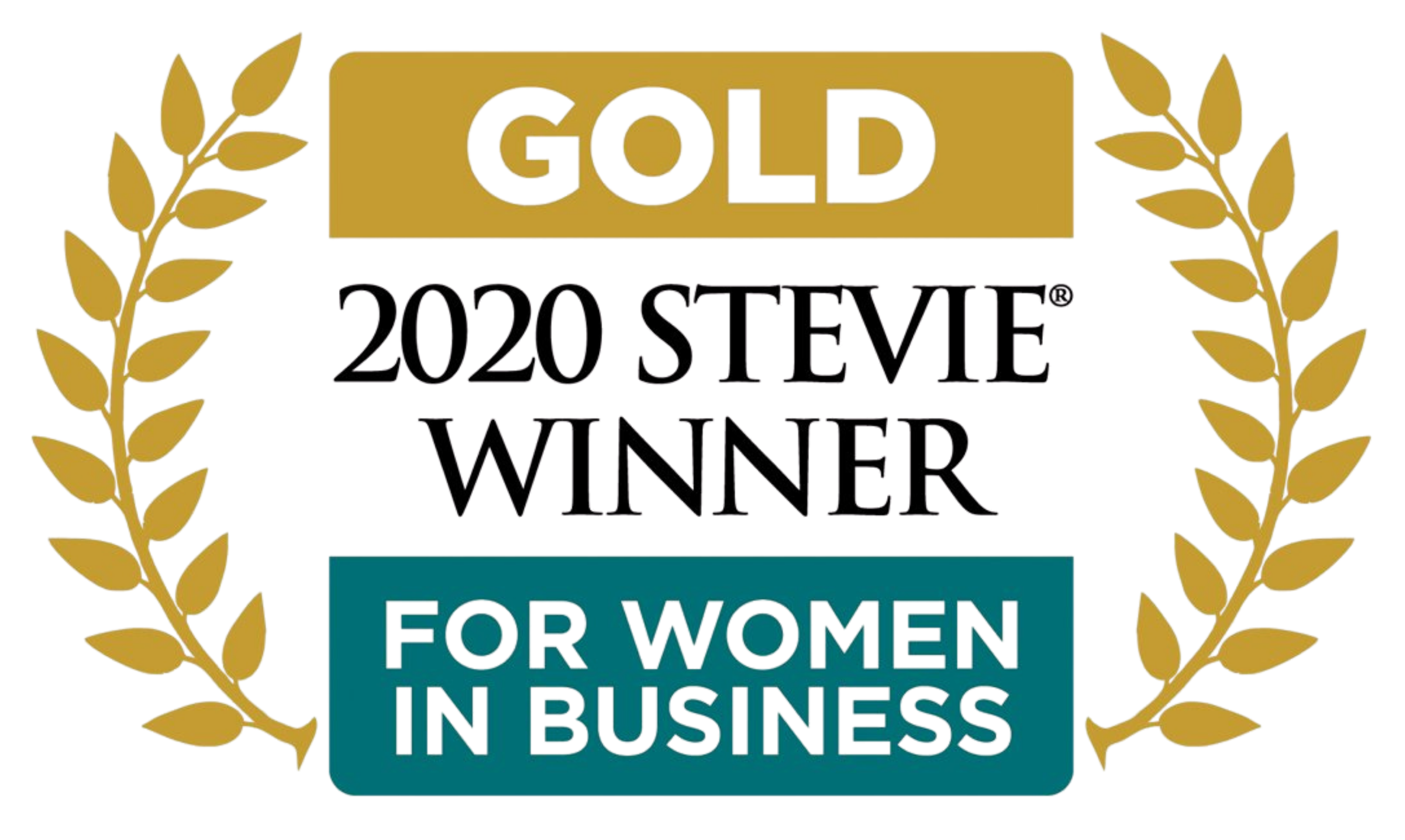 2020 Stevie Gold Winner for Women In Business